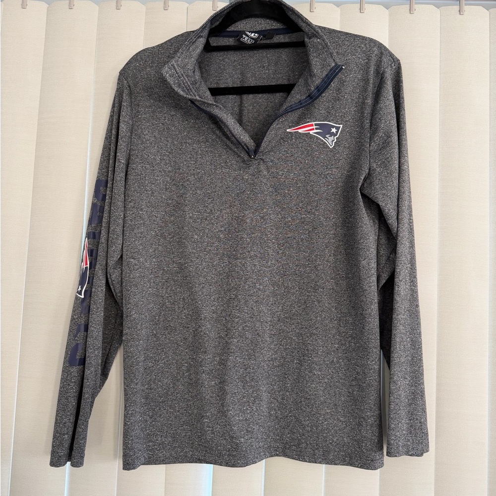 Gray Quarter-Zip Sweatshirt